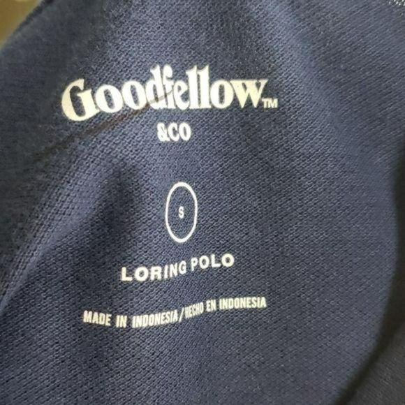Goodfellow & Co Blue Short Sleeve Polo Small Shirt - Picture 6 of 7